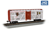 Bachmann 16613 Ringing Bros and Barnum & Bailey Animated Horse Car White HO SCALE