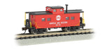 Bachmann 16865 Norfolk & Western #500825 - Red - Ne Steel Caboose