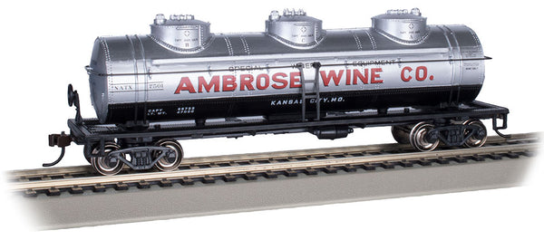 Bachmann 17111 Ambrose Wine 40' Three Dome Tank Car #7501 HO Scale