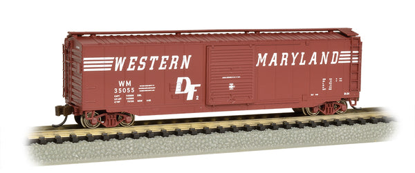 Bachmann 19460 Western Maryland 50' Sliding Door Boxcar Maroon with White Lettering