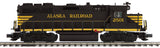 MTH Premier 20-21550-1 Alaska Railroad ARR GP-35 Low Hood Diesel Engine w/Proto-Sound 3.0 (Hi-Rail Wheels) - Cab No. 2501