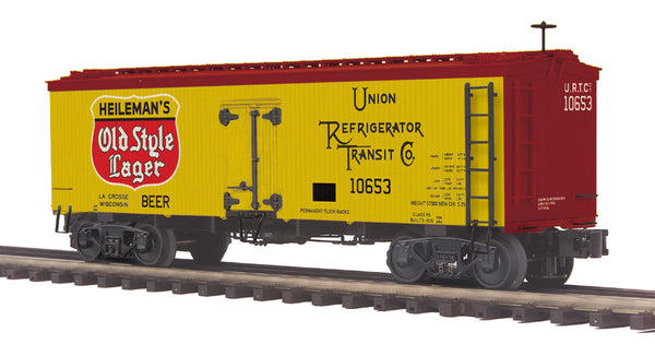 MTH Premier 20-94485 Old Style Beer 36’ Woodsided Reefer Car Limited  #10653 o scale