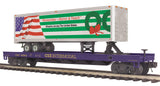 MTH Premier 20-95395 CSX (Remember, Honor and Teach) Flat Car w/ 40' Trailer o scale new