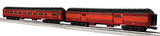 Lionel 2133390 Gulf Mobile & Ohio GM&O PA AA Set Legacy #290/291 with 2127490 Passenger 2 Pack A 2127500 Passenger 2 Pack B Passenger 2127510 Passenger 2 pack C and 2127520 StationSounds Diner car BTO o scale