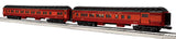 Lionel 2133390 Gulf Mobile & Ohio GM&O PA AA Set Legacy #290/291 with 2127490 Passenger 2 Pack A 2127500 Passenger 2 Pack B Passenger 2127510 Passenger 2 pack C and 2127520 StationSounds Diner car BTO o scale