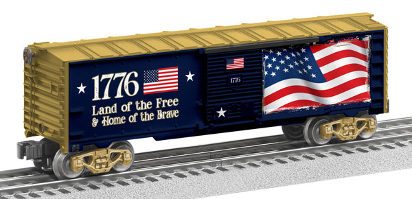 Lionel 2228410 American Flag LED Boxcar  Limited