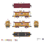 Lionel 2326810 Union Pacific Brady's Train Outlet CUSTOM VISION CA-1 CABOOSE Sherman Hill #82072 Limited O Scale