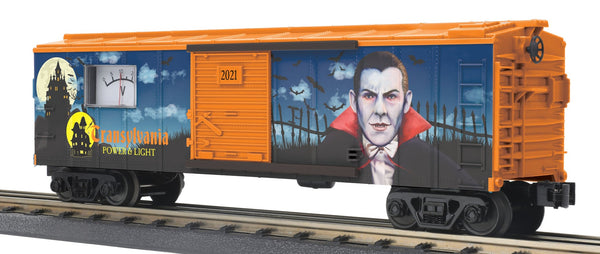 MTH 30-71060 Transylvania Power & Light (Dracula) Boxcar w/Power Meter #2021