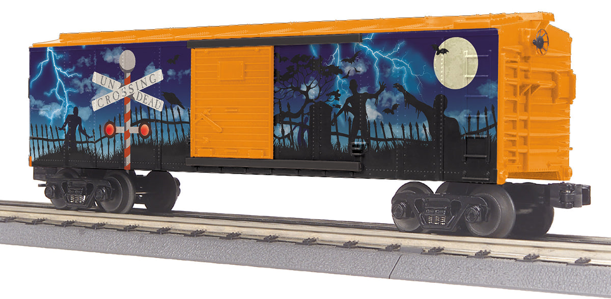 MTH Rail King O Scale Happy Halloween Box Car top 30-74534