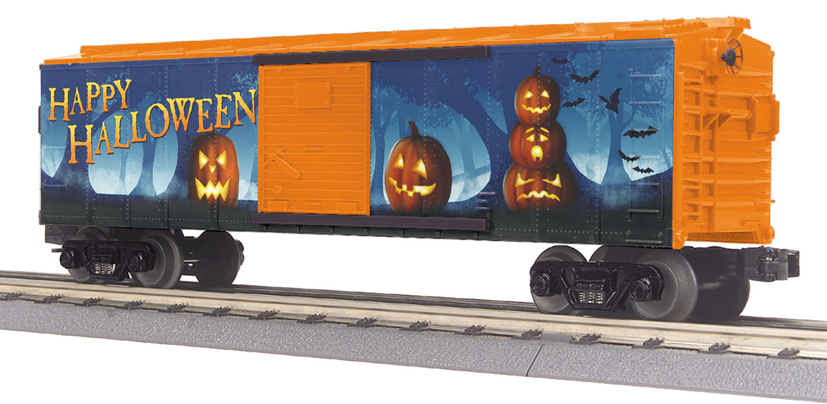 MTH Rail King O authentic Scale Happy Halloween Box Car 30-74534