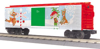 MTH 30-74971 Christmas Boxcar With Blinking LED's