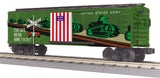 MTH 30-74973 U.S. Army Box Car w/Blinking LEDs O Scale New