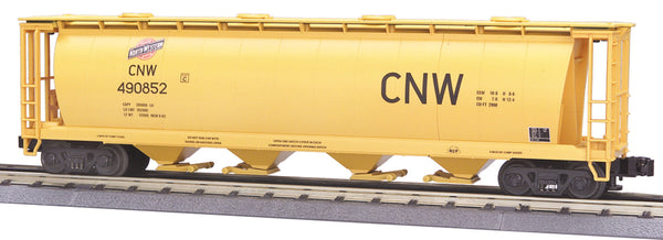 MTH 30-7541 Chicago North Western CNW 4 Bay Cylindrical Hopper #490852