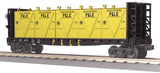 MTH 30-76606 Pittsburgh & Lake Erie P&LE Flat Car - w/Bulkheads & LCL Containers # 42315 O Scale