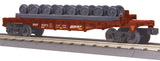 MTH 30-76617 BNSF Flat Car w/ Wheel Set - Car No 923015