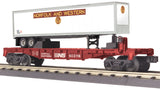 MTH 30-76660 Norfolk Southern NS Flat car with 40' Trailer 0 scale new
