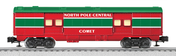 Lionel 6-25197 North Pole Central Streamlined Baggage Car "Comet" O Scale