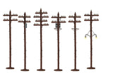 Lionel 6-37939 Scale Telephone Poles - Assorted