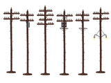 Lionel 6-37939 Scale Telephone Poles - Assorted