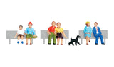 Woodland Scenics WDS1834 Sitting and Waiting Scale Figures HO Scale