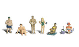 Woodland Scenics WDSA1853 Sun Bathers Scale Figures HO Scale