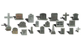 Woodland Scenics WDS1856 Tombstones Scale Figures HO Scale