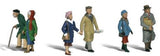 Woodland Scenics WDSA1900 Couples in Coats Figures HO Scale