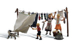 Woodland Scenics WDSA1936 Wash Day Getaway HO Figures