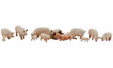 Woodland Scenics WDSA1957 Yorkshire Pigs HO Scale