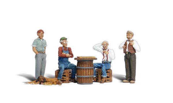Woodland Scenics WDS2727 Checker Players Scale Figures O Scale