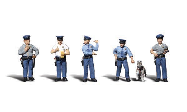 Woodland Scenics A2736 Policemen Scale Figures O Scale