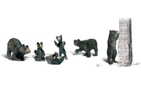 Woodland Scenics A2737 Black Bears Scale Figures O Scale