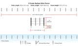 Woodland Scenics WDS3000 Barbed Wire Fence O Scale