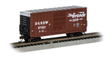 Bachmann 18253 Rio Grande Hi-Cube Boxcar Brown with white lettering