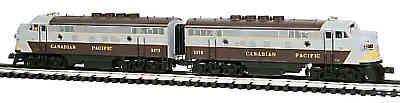 K-Line K-25181  Canadian Pacific CP F-7 A-A w/Lionel RailSounds & TMCC with 6 Matching Passenger Cars K-4618A K-4618C