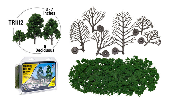 Woodland Scenics TR1112 Realistic Tree Kits 3" - 7"