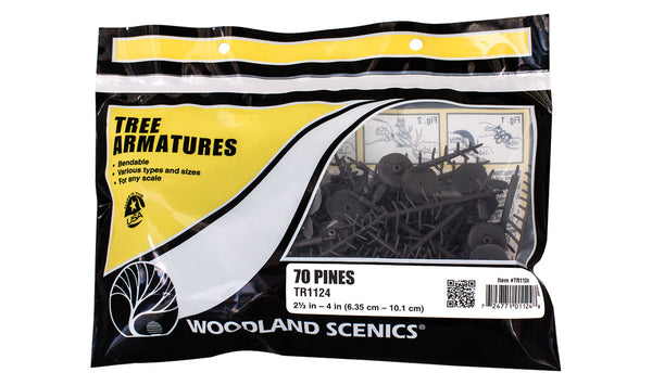 Woodland Scenics WDS1124 Armatures Pines 2 1/2" to 4 "