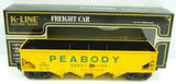 K-Line K623-8012 Peabody Short Line "The Coal Route" Hopper Car