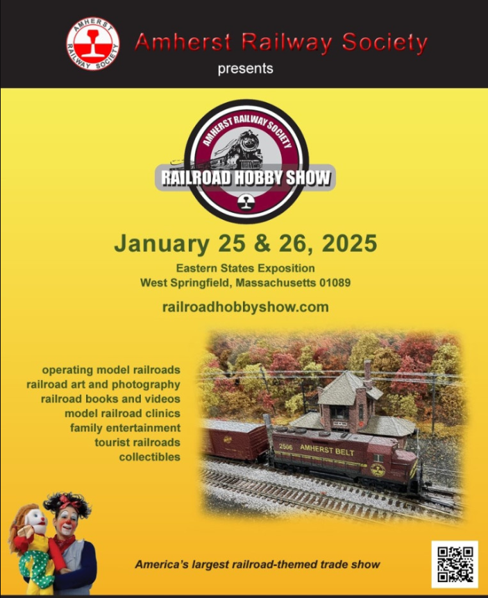 Upcoming Show: Railroad Hobby Show 2025, West Springfield MA