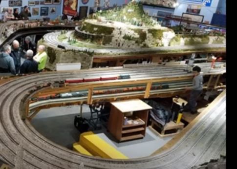 Layout from a Model Railroading Club (video provided by Sal-Sue Vivo)