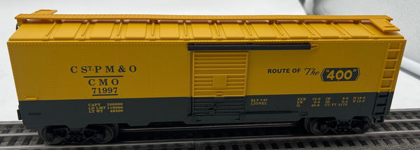 Lionel 6-52110 C ST PM & O CMO ROUTE OF THE 400 LCCA 97 BOXCAR O SCALE Like New