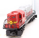 Williams 2275 GP 9 Santa Fe red and Silver Locomotive O SCALE Like New