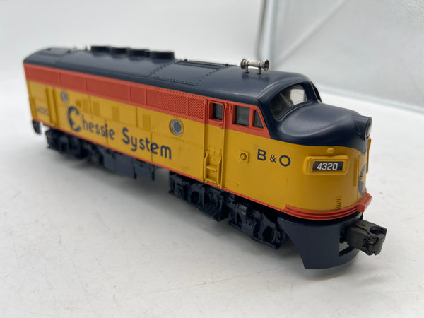 MTH Railking 30-2118-0 Chessie System F-3A Diesel Locomotive O SCALE Used Excellent No Box