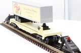 MTH Railking 30-76092 Pittsburgh Brewing Company Flat Car w/40' Trailer O SCALE Like New