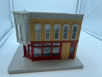MTH Railking 30-90388 Frisky Business Pet Shop Corner Building w/Blinking Sign O SCALE Like New Damaged Box
