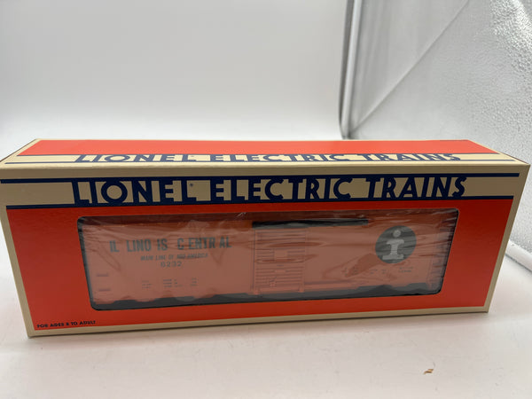 Lionel 6-6232 Illinois Central Scale Sized Boxcar #6232 O SCALE Like New