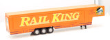 MTH Railking 30-50004 Big Mo Vendor Trailer O SCALE Like New