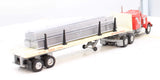 Lionel 6-12819 INLAND STEEL Flatbed Tractor Trailer W/Stakes #12819 O Scale Like New