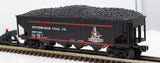 MTH Railking 30-75283 Pittsburgh Coal Company RailKing 4-Bay Hopper Car O SCALE Like New