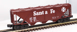 MTH Rugged Rails 33-7504 Santa Fe Covered Hopper Car O SCALE Like New